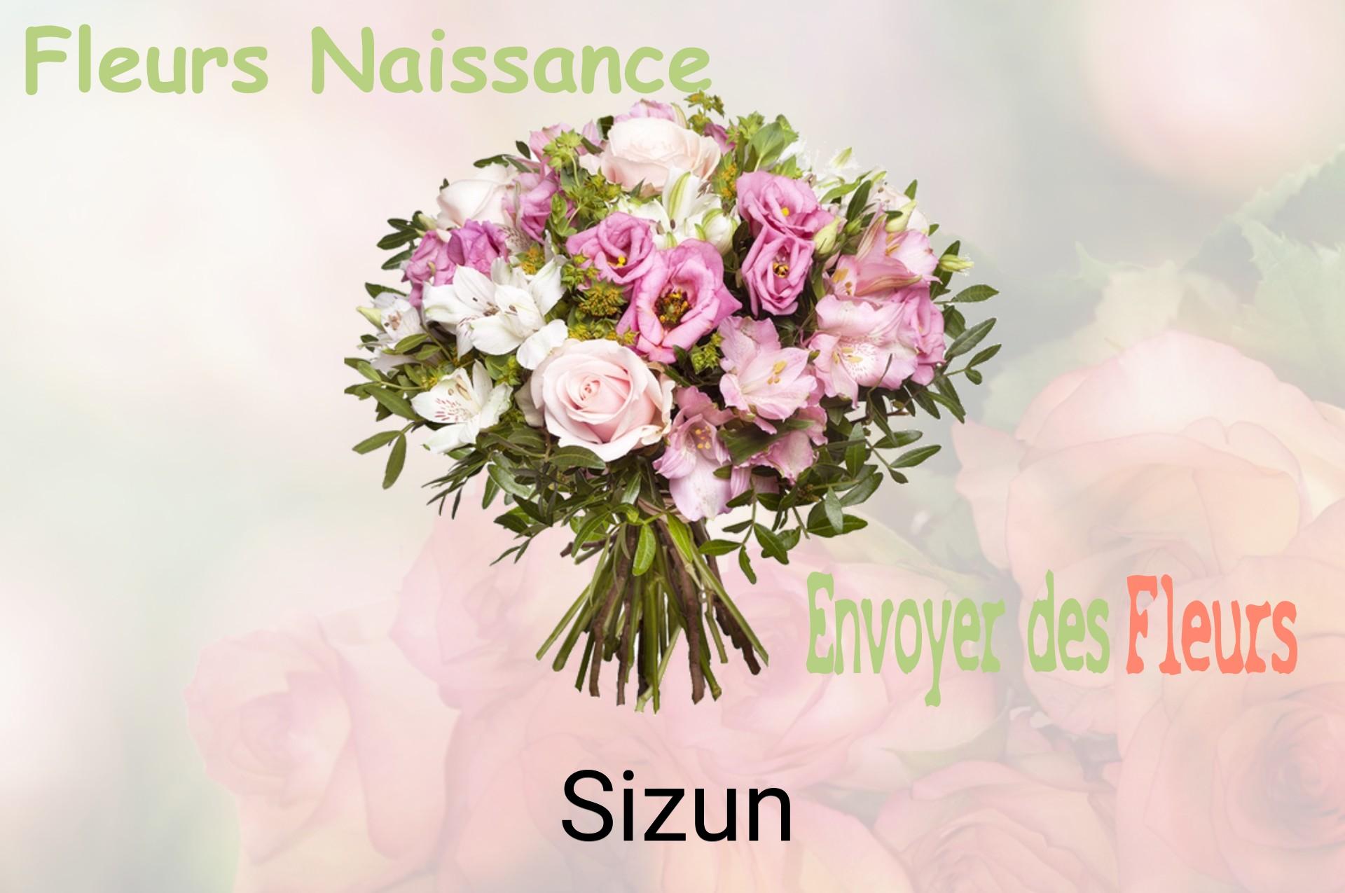 Bouquet de fleurs de naissance livré à Sizun